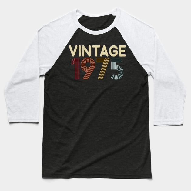 1975 Vintage Baseball T-Shirt by Saulene